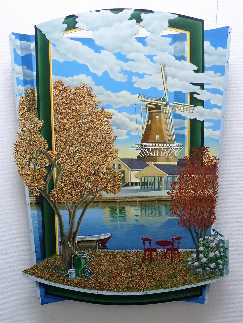 Historische houtzaagmolen 1804