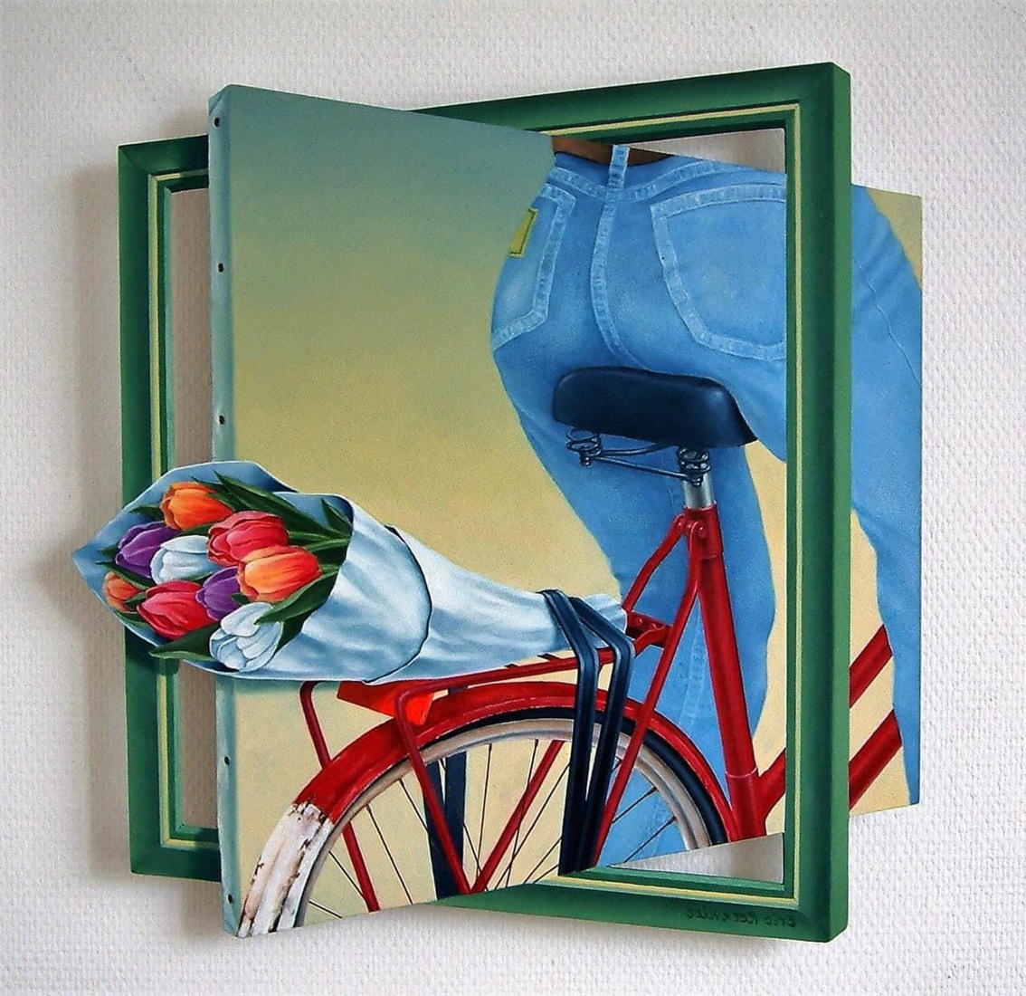 Bosje tulpen achterop €65,-