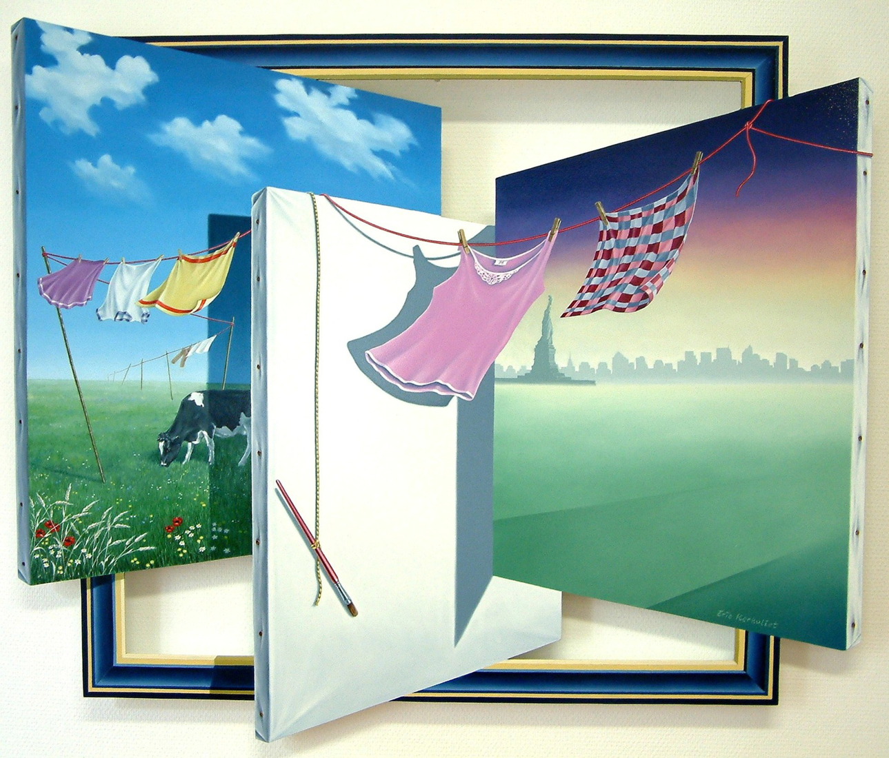 Wasgoed in de polder €65