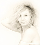 Portretfoto's gemaakt in de studio.