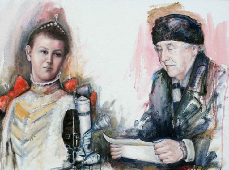 Study Wilhelmina, young and old