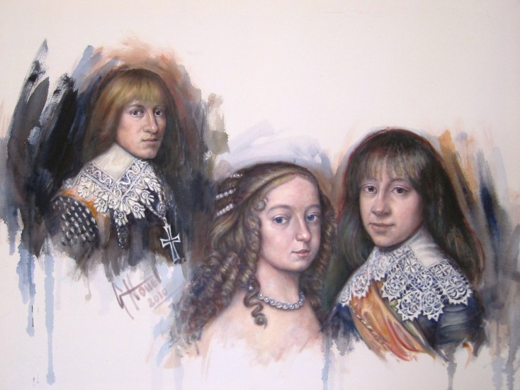 Study Hendrik Casimir I & Willem Frederik & wife