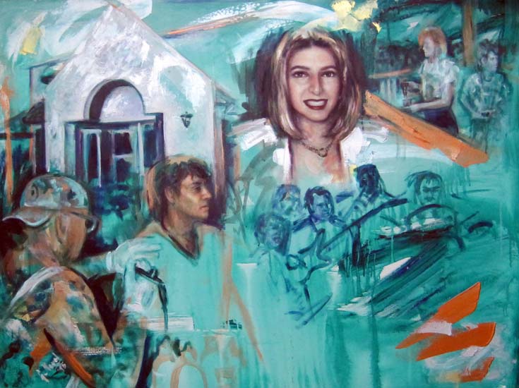 Aruba - nightlife in green