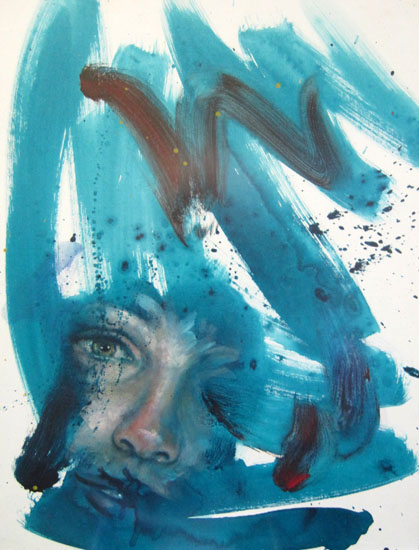 Abstractie in groen