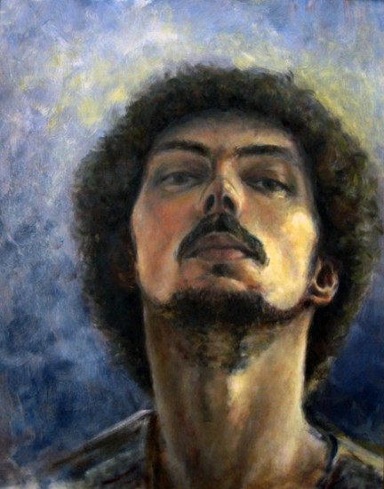 zelfportret tegenlicht