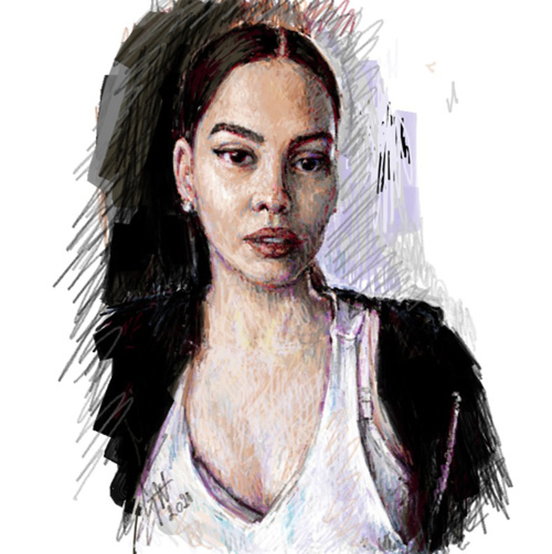 Richaelle (freehand study)