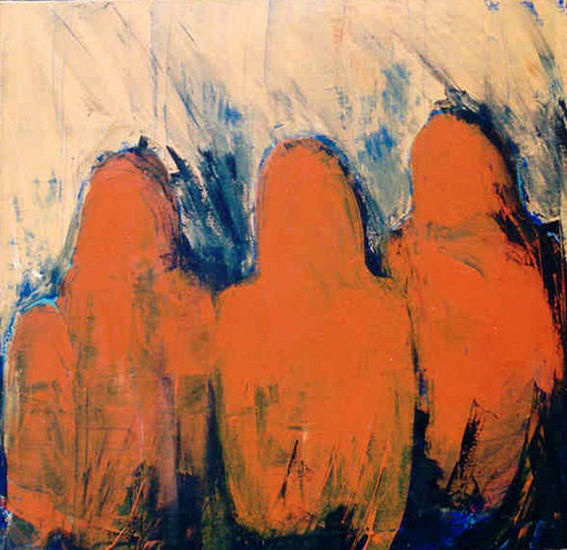 oranje gesluierden ©