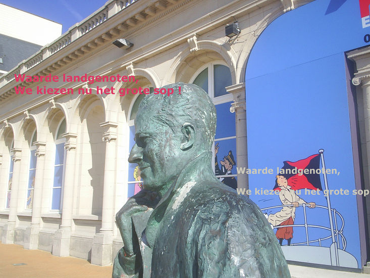 Koning Boudewijn en Kuifje