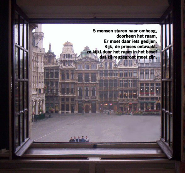 5 men and Brussels in the morning