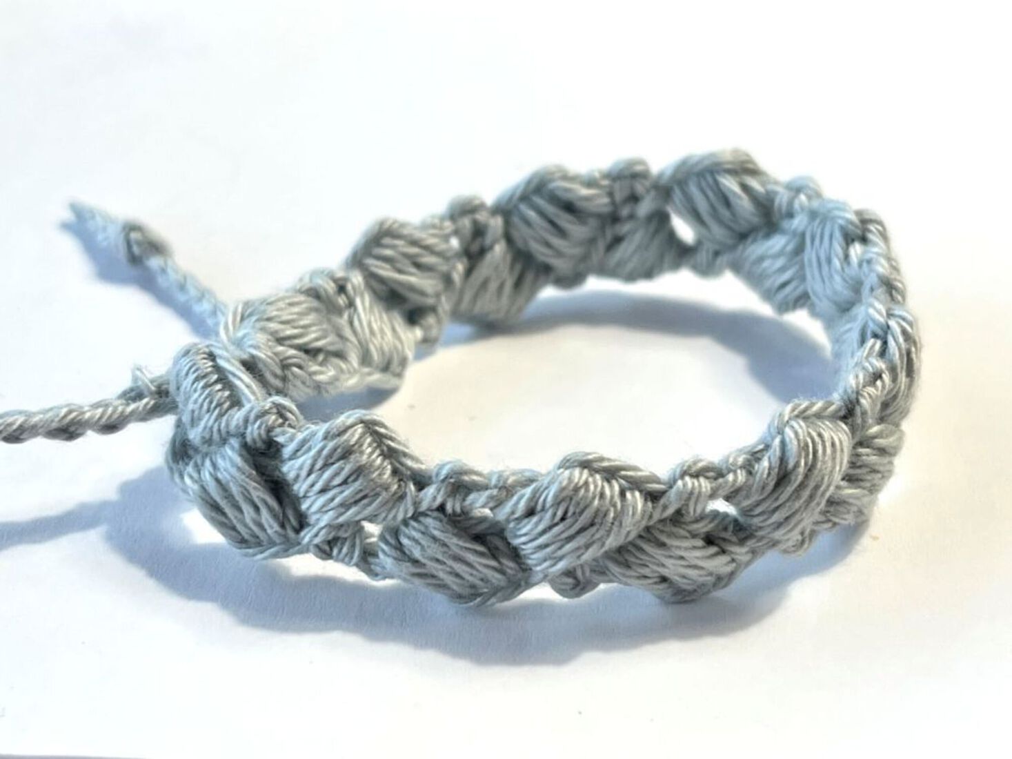 Zilver Grijs armbandje Poppy