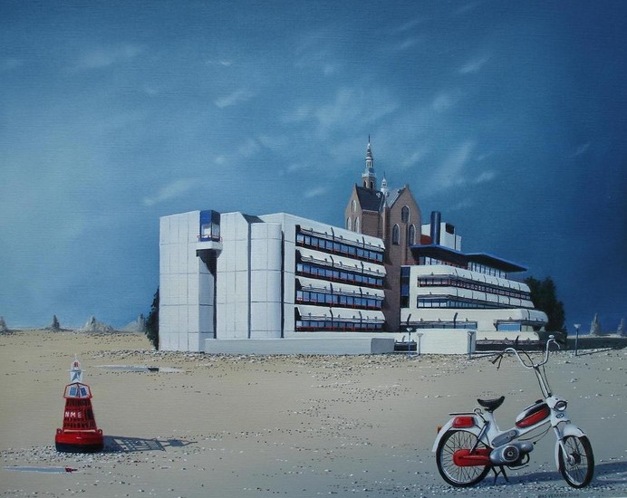 Grote kerk op het stadhuis