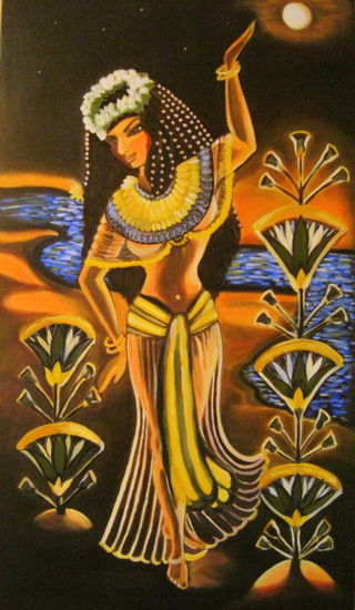 Egyptian dancer (study )
