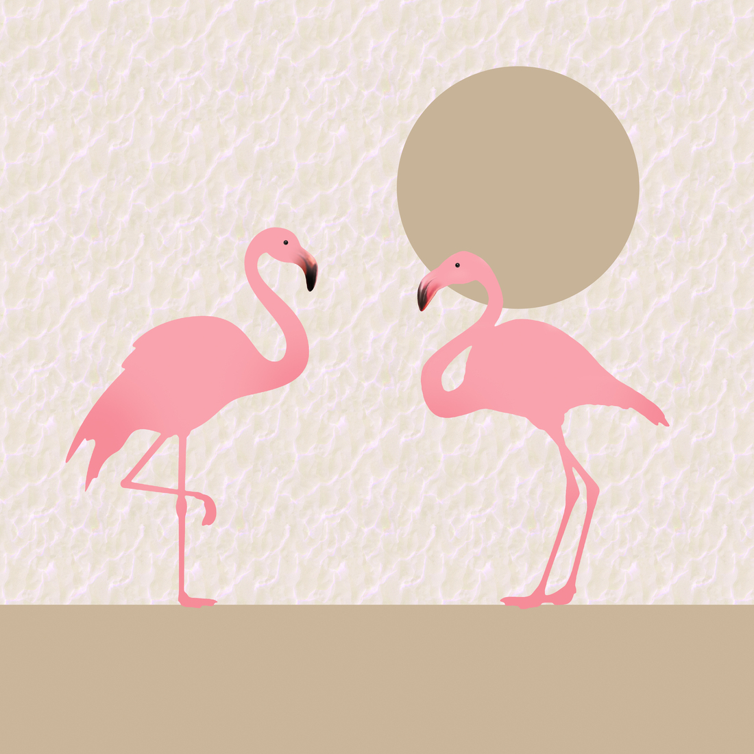 2 flamingo's