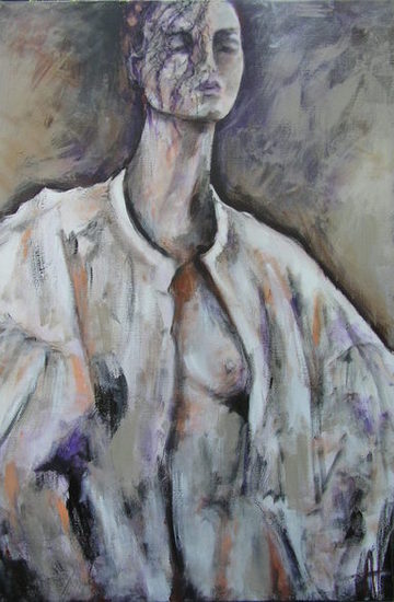 MODEL MET VLEERMUISMOUW