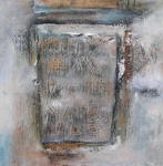 Tekst wordt vaak gebruikt om een moment of emotie te markeren,. Soms wordt de letter een beeldteken en gaat een eigen leven leiden. Het schrift roept associaties op en de eigen fantasie komt op gang: voor wie was het bedoeld, wat wilde men zich herinneren?