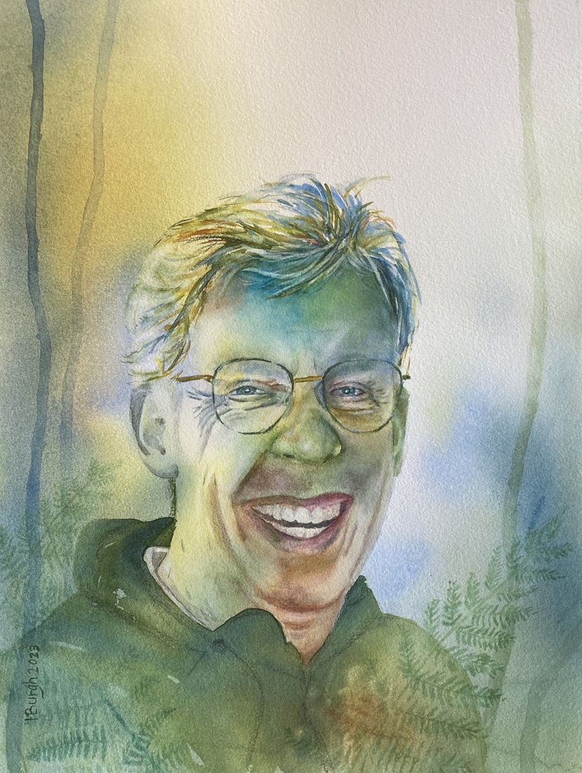 De bloemenman portret