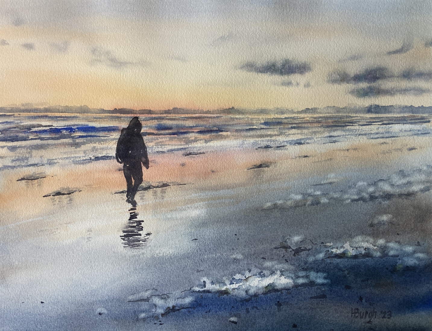 Uitwaaien in Bergen aan zee