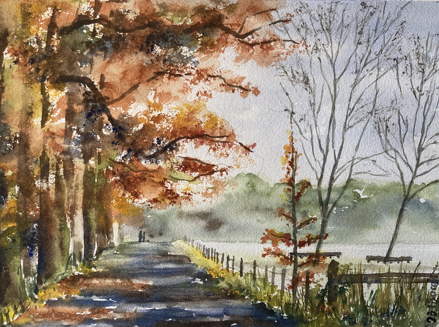 Amelisweerd in de herfst