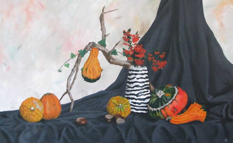 Pompoen en vuurdoorn