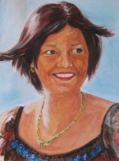 portret van mijn dochter