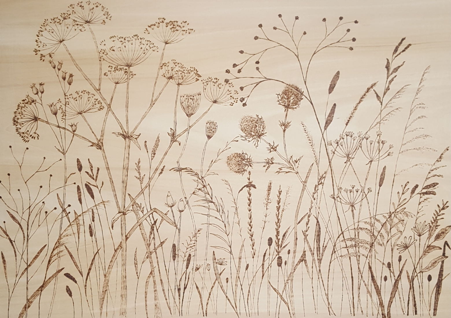 Pyrografie Natuur