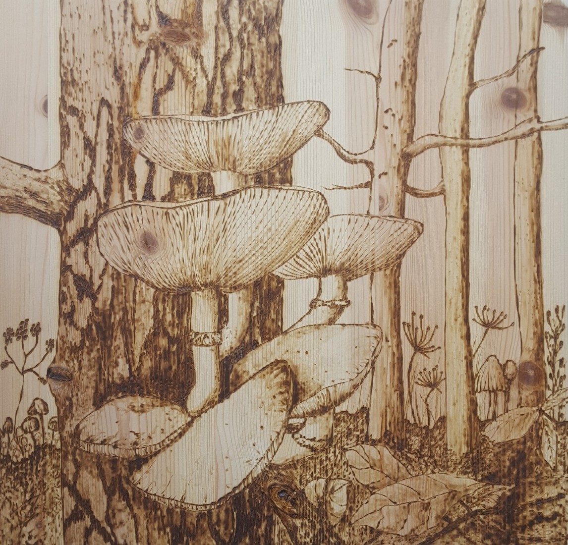 Pyrografie Natuur 2
