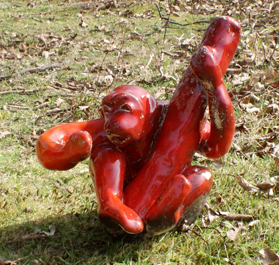 Red monkey