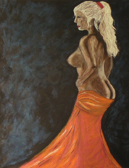 Lady in Orange