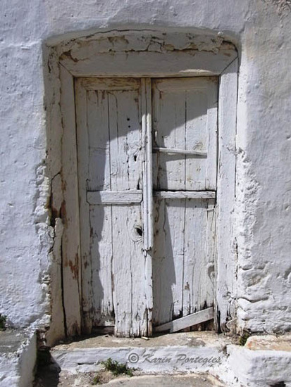 Oude deur op Naxos