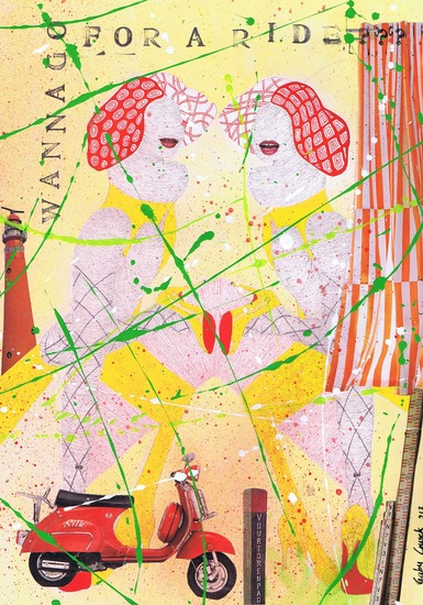 Spring maar achterop