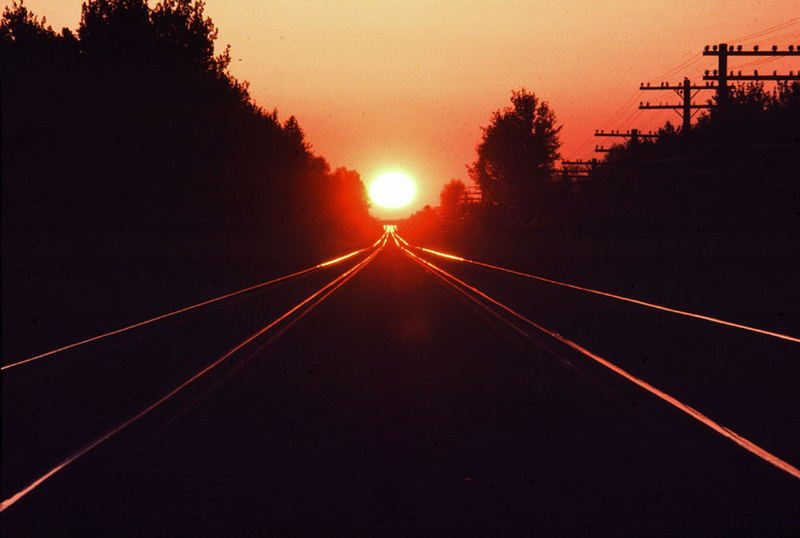 Sunrise railroad