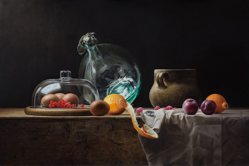 Still Life with Glass and Dust