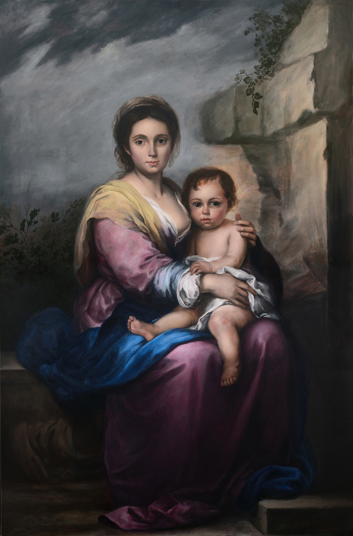 The Nursing Madonna - B.E. Murillo by mvc