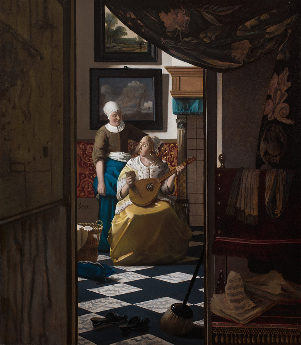 De Liefdesbrief - Vermeer door mvc