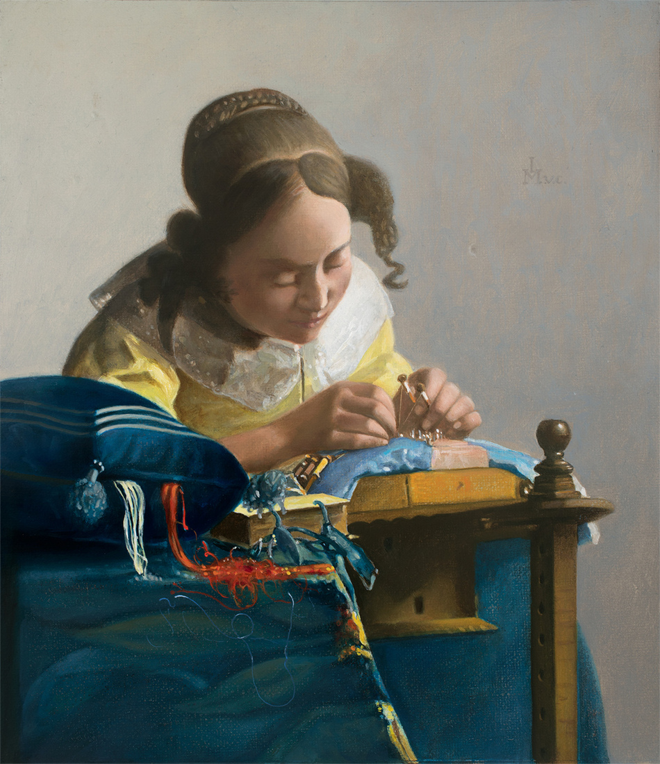 De Kantwerkster - Vermeer door mvc