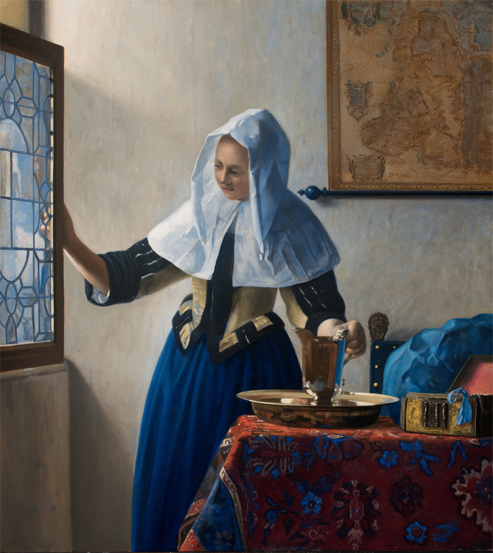 Vrouw met waterkruik - Vermeer door mvc