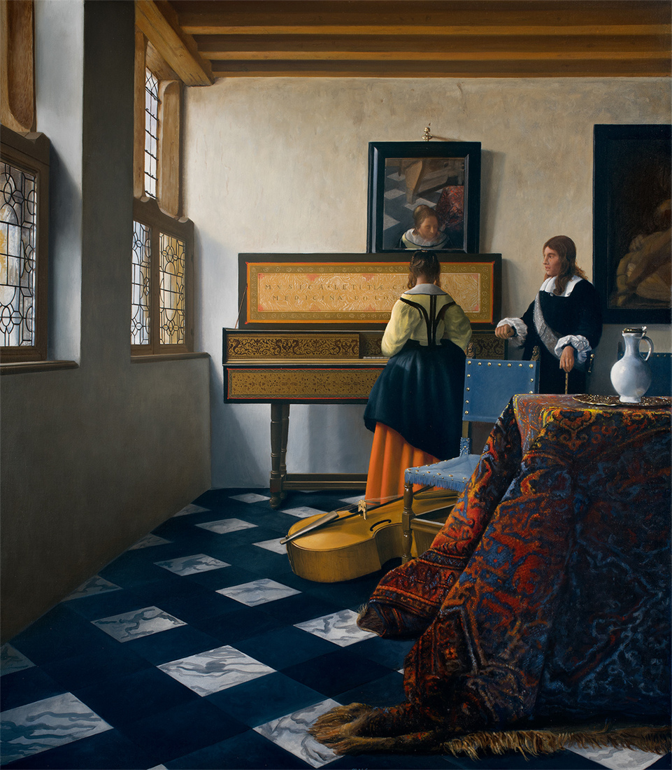 De Muziekles - Vermeer door mvc