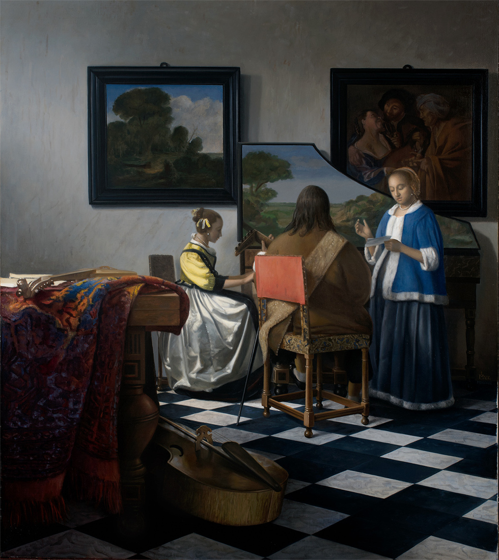 Het Concert - Vermeer door mvc