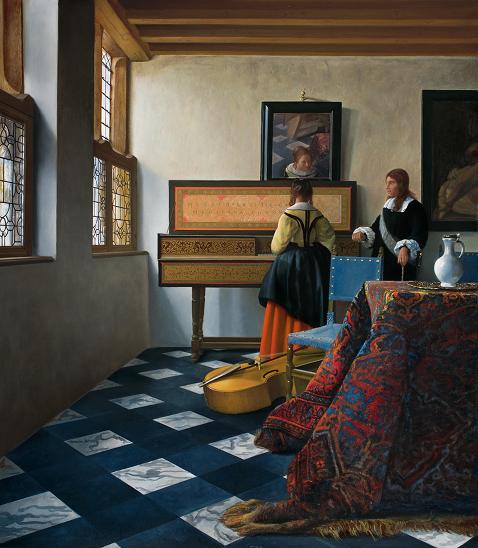 The Music Lesson - Vermeer by mvc