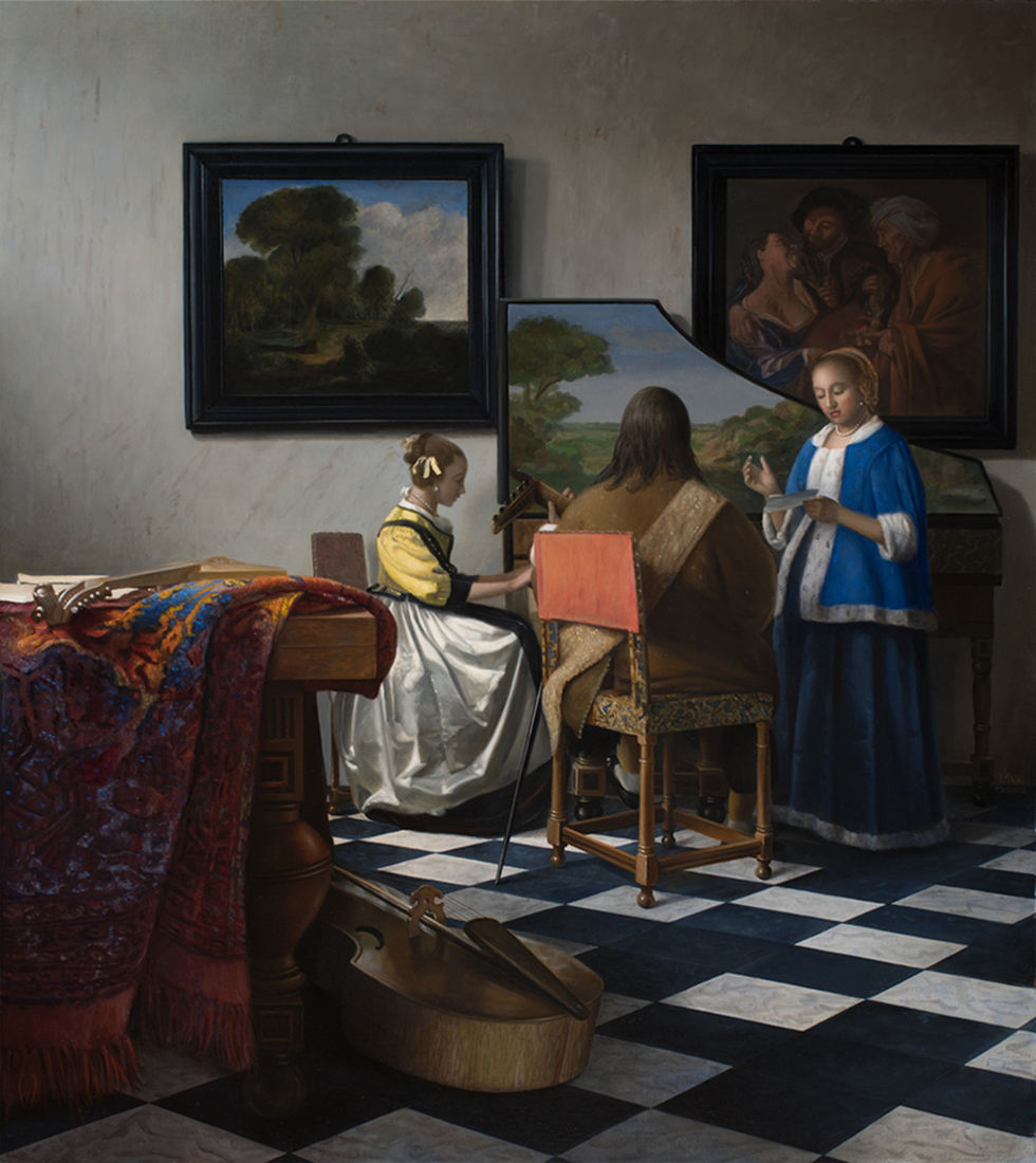 Het Concert - Vermeer door mvc