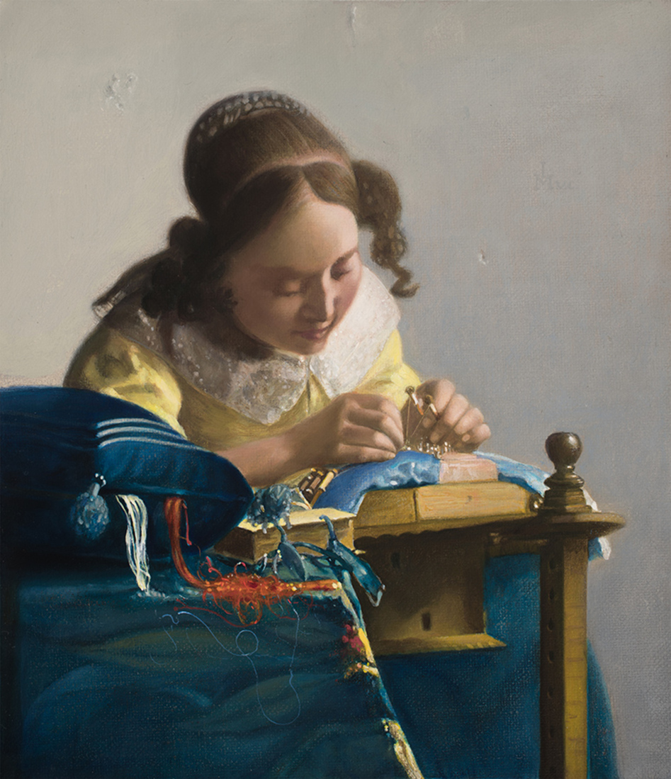 De Kantwerkster - Vermeer door mvc