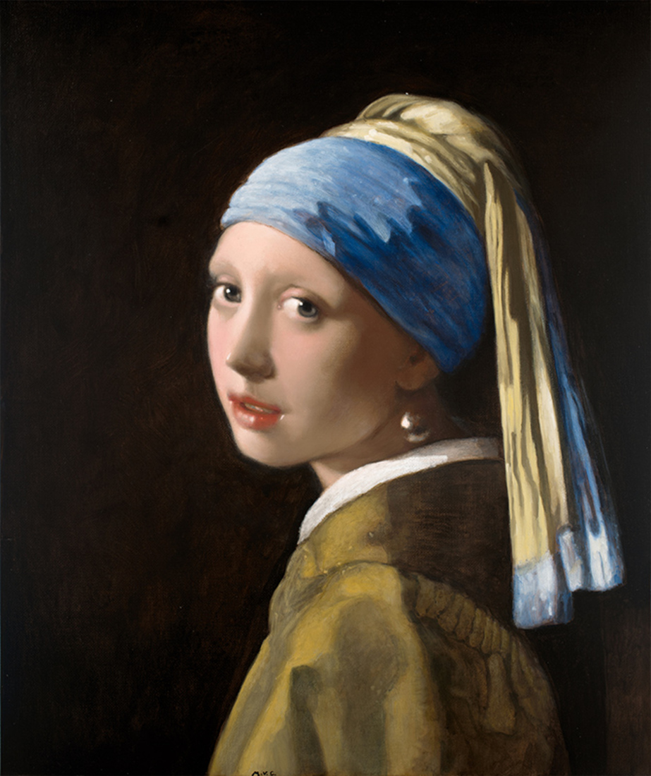 Meisje met de Parel - Vermeer door mvc