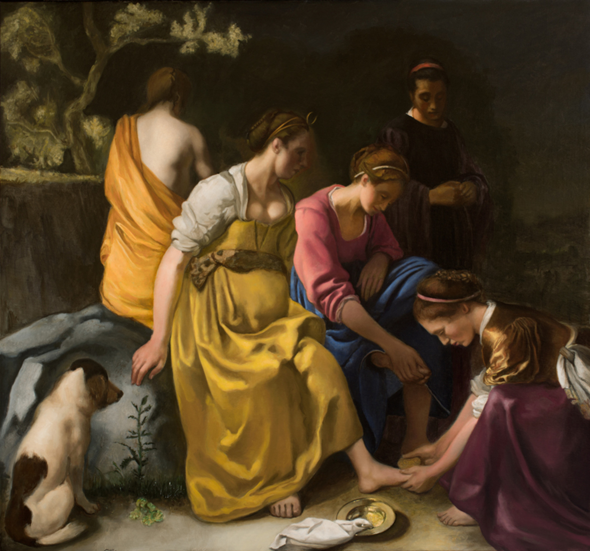 Diana and her Companions - Vermeer by mvc