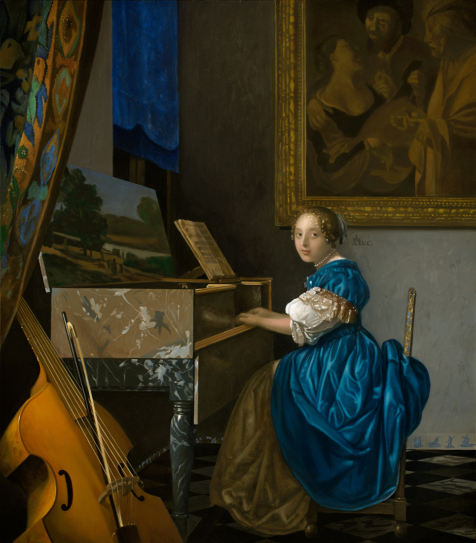 Lady seated at Virginal - Vermeer by mvc