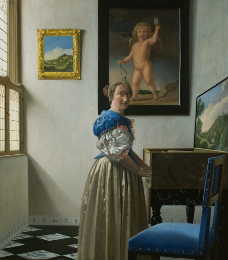 Lady at the Virginals - Vermeer by mvc