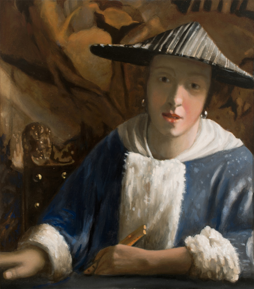 Meisje met Fluit - Vermeer door mvc