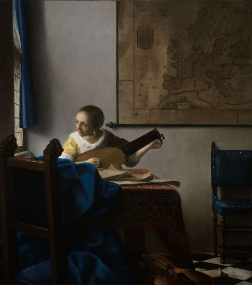 Meisje met Luit - Vermeer door mvc