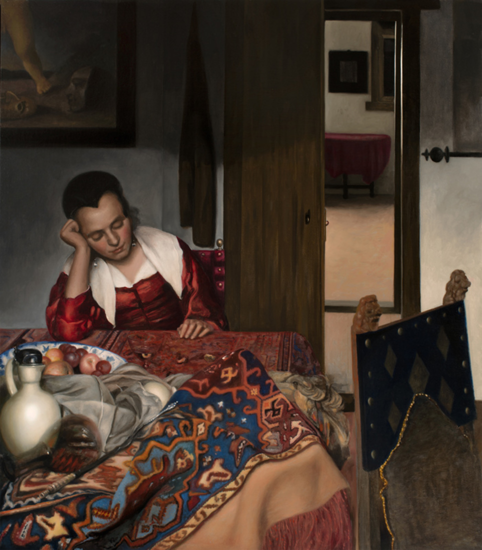 Slapende Meid - Vermeer door mvc