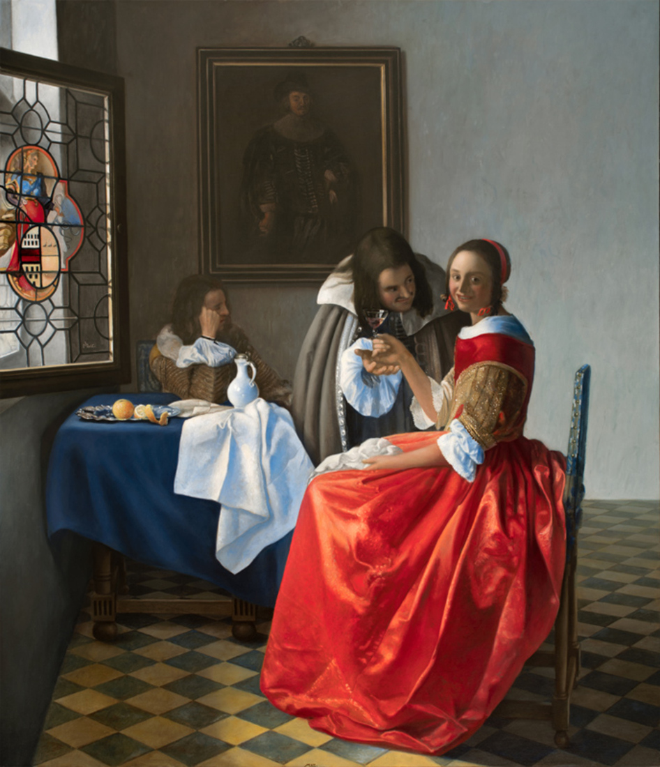Vrouw met Wijnglas