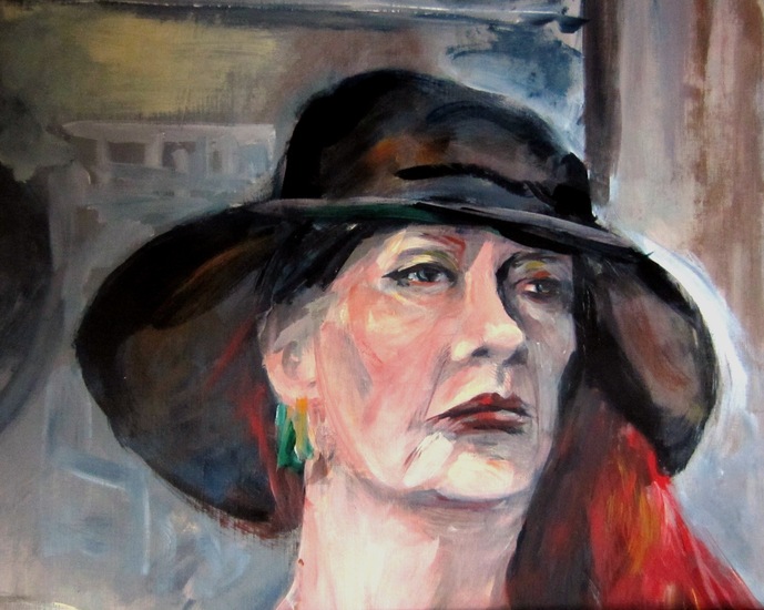 Vrouw met hoed
